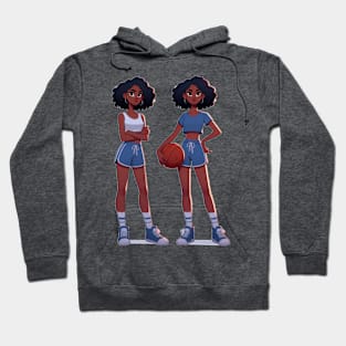 Female basketball player Hoodie